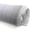 White PVC Domestic Appliance Ducting - 6 Metres