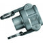 Type B - Male Lever Coupling - Aluminium Cam & Groove