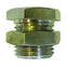 Male Metric / BSPP Female Bulkhead Connector - Nickel Plated