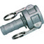 Type C - Hose Tail Lever - Aluminium Cam & Groove