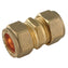 Brass Compression Straight Equal Coupling