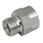 BSPP Male 60° Cone x BSPP Female Fixed Gauge Hydraulic Adapter