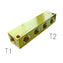 Un-equal Manifold Block - Brass