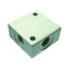 Manifold / Block Cross - Aluminium 4 Port