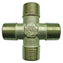 Male Equal Cross - Nickel Plated