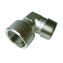 BSPT Male / BSPP Female Equal Elbow - Nickel Plated