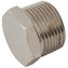 BSPT Hexagonal Plug - Hollow - Nickel Plated