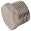 BSPT Hexagonal Plug - Solid - Nickel Plated
