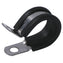 Rubber Lined P Clips - Stainless Steel 12mm Band