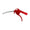 1/4" BSPP Blowgun 100mm Nozzle - Red