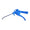1/4" BSPP Air Blowgun 100mm Nozzle - Blue