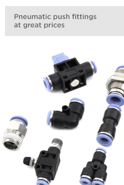 See our pneumatic push in fittings at great prices