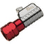 Tyre Valve Connector, Straight, Swivel, Female Thread Rp 1/4, Closed End