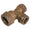 Brass Compression Reducing Main Tee