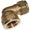 BSPP Female x Metric Brass Compression Elbow