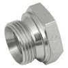 BSPP 60° Coned Plug Steel Hydraulic Adaptor