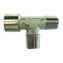 M/F/M Equal Tee - Nickel Plated