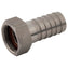 Female BSPP Swivel Nut & Washer x Hosetail - 316 Stainless Steel